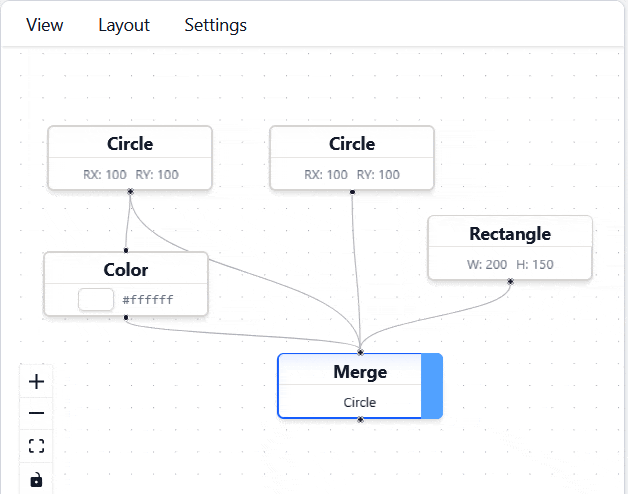 An animation showing the edge cutter feature in action.